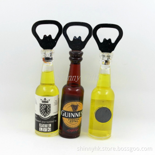 Shinny Gifts Promo Gifts Liquid Bottle Opener & Bridge Magnet Sticker